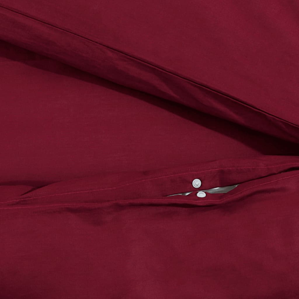 Dekbedovertrekset lichtgewicht 140x200 cm microvezel bordeaux is nu te koop bij PeponiXL, paradijselijk wonen!