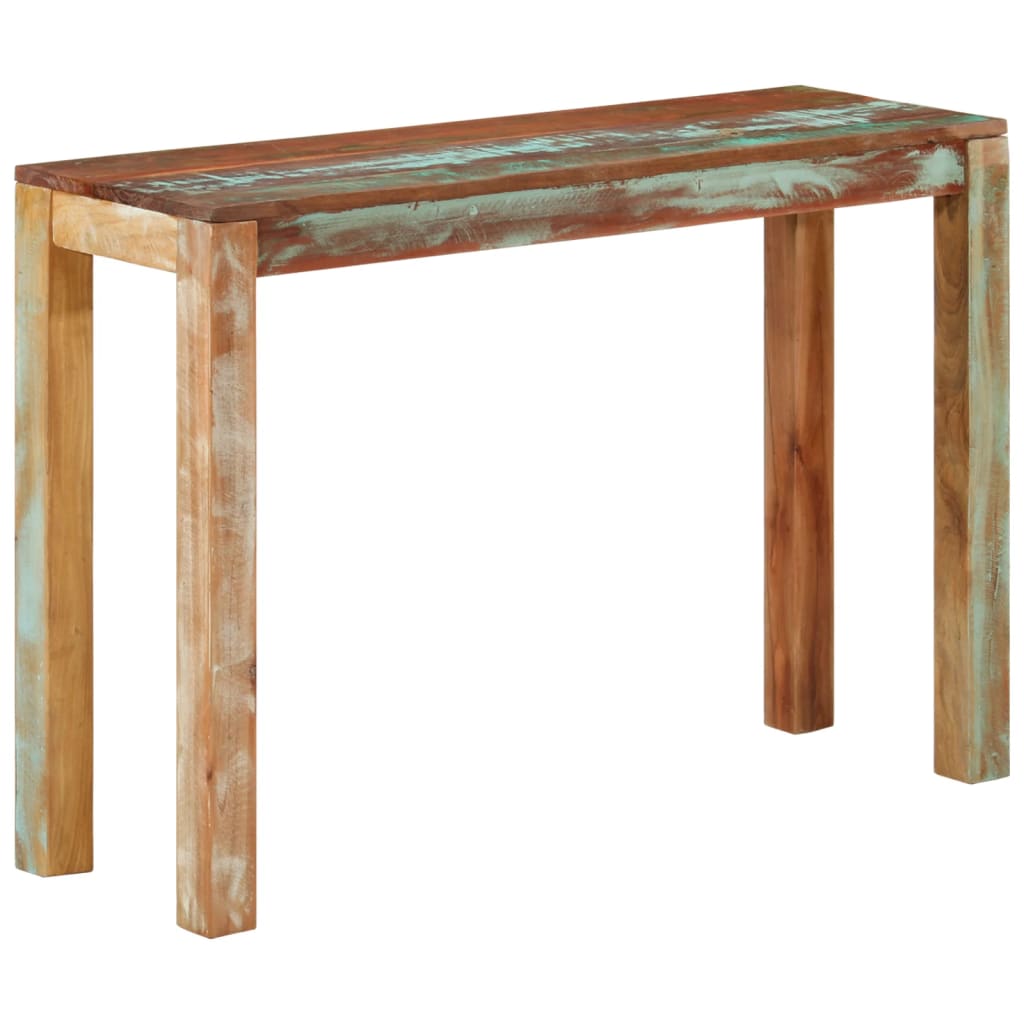 Wandtafel 110x35x76 cm massief gerecycled hout is nu te koop bij PeponiXL, paradijselijk wonen!