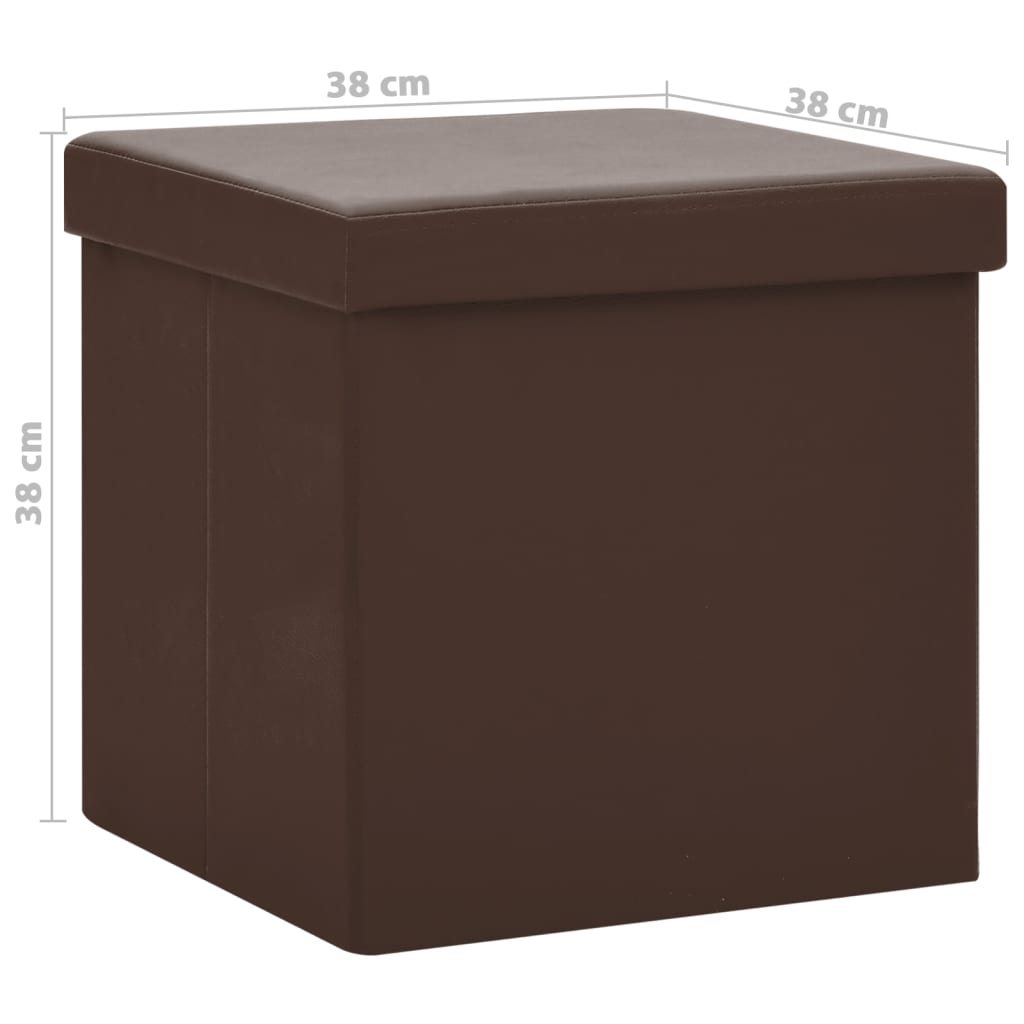 Opbergkruk inklapbaar PVC bruin is nu te koop bij PeponiXL, paradijselijk wonen!