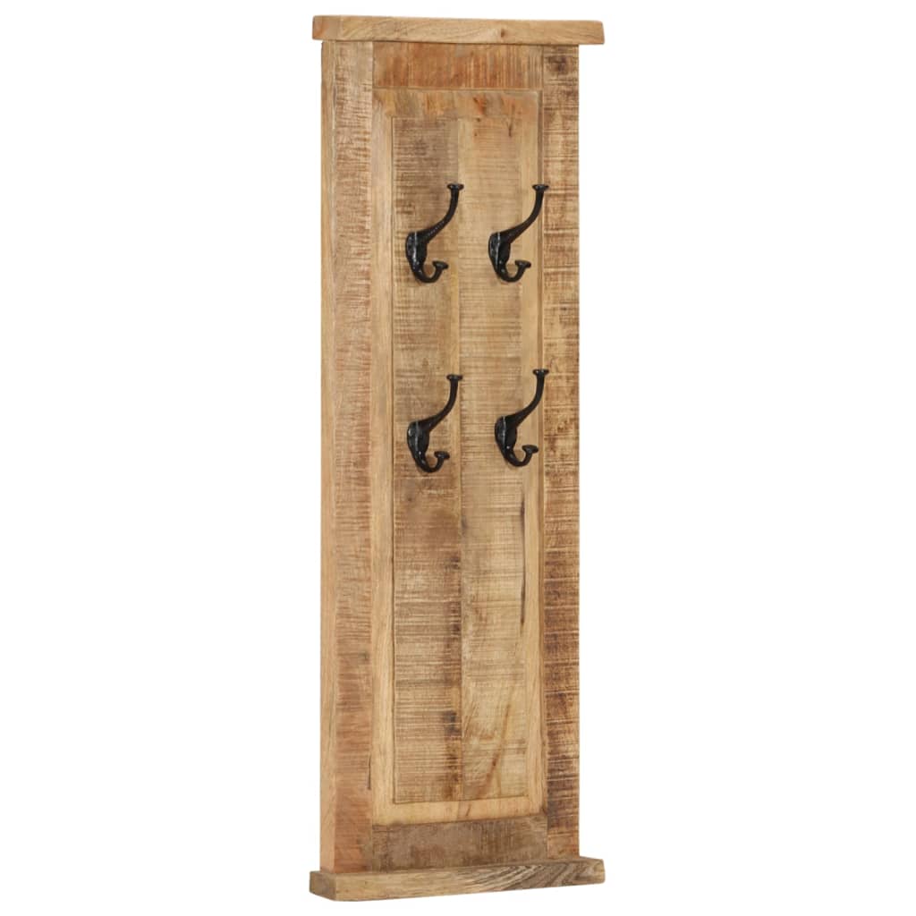 Kapstokken 2 st 38x100 cm massief mangohout is nu te koop bij PeponiXL, paradijselijk wonen!