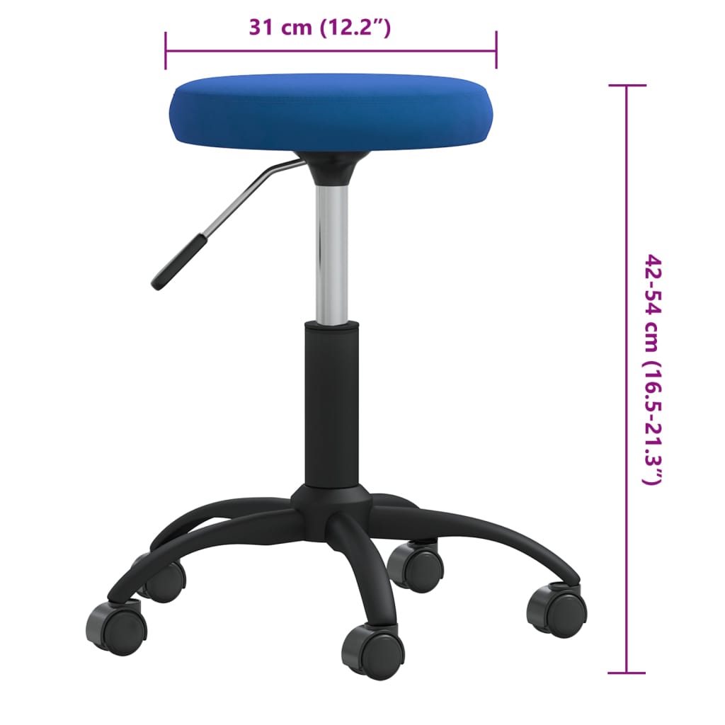 Massagekruk fluweel blauw is nu te koop bij PeponiXL, paradijselijk wonen!