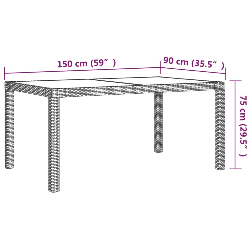 5-delige Tuinset met kussens poly rattan grijs is nu te koop bij PeponiXL, paradijselijk wonen!