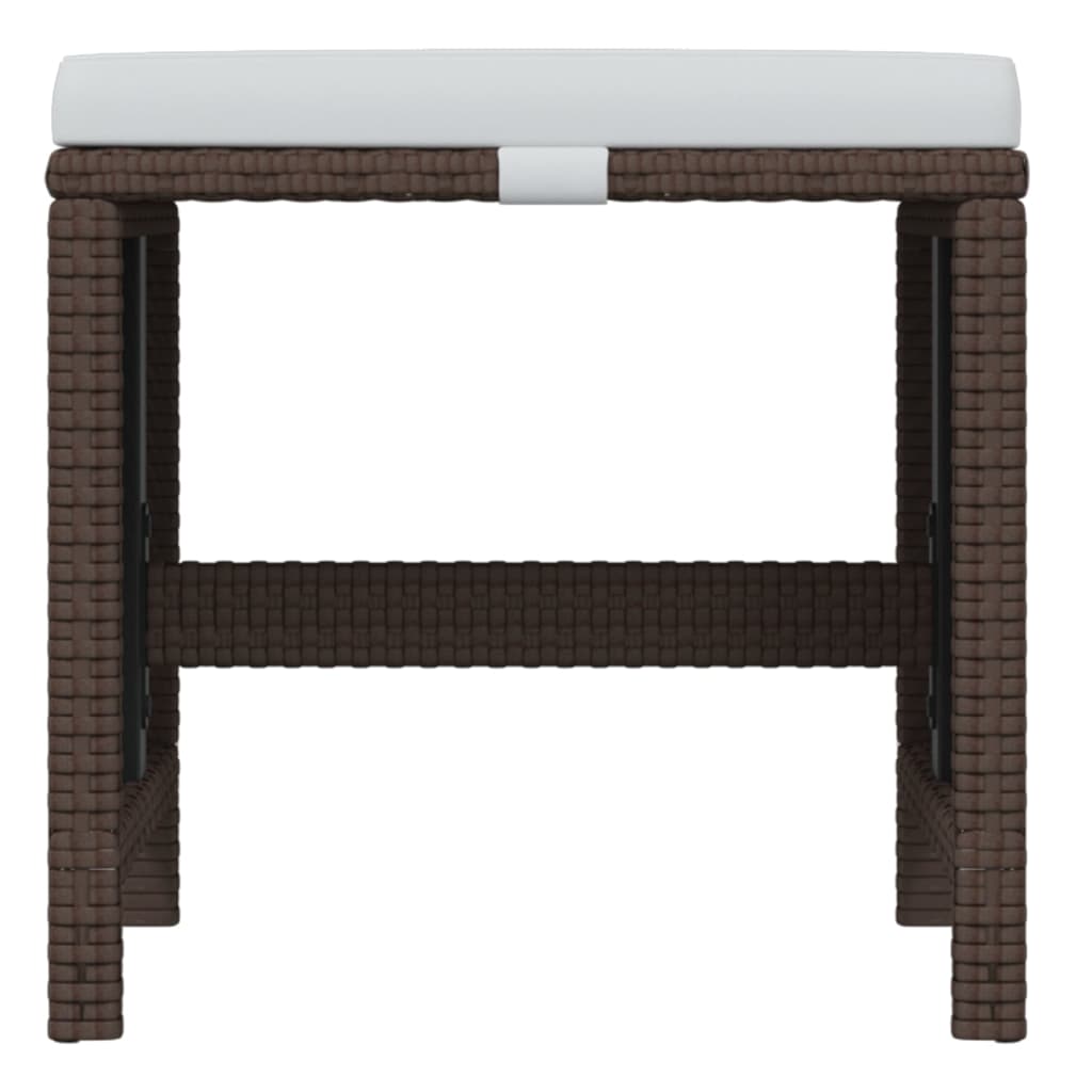 19-delige Tuinset met kussens poly rattan bruin is nu te koop bij PeponiXL, paradijselijk wonen!