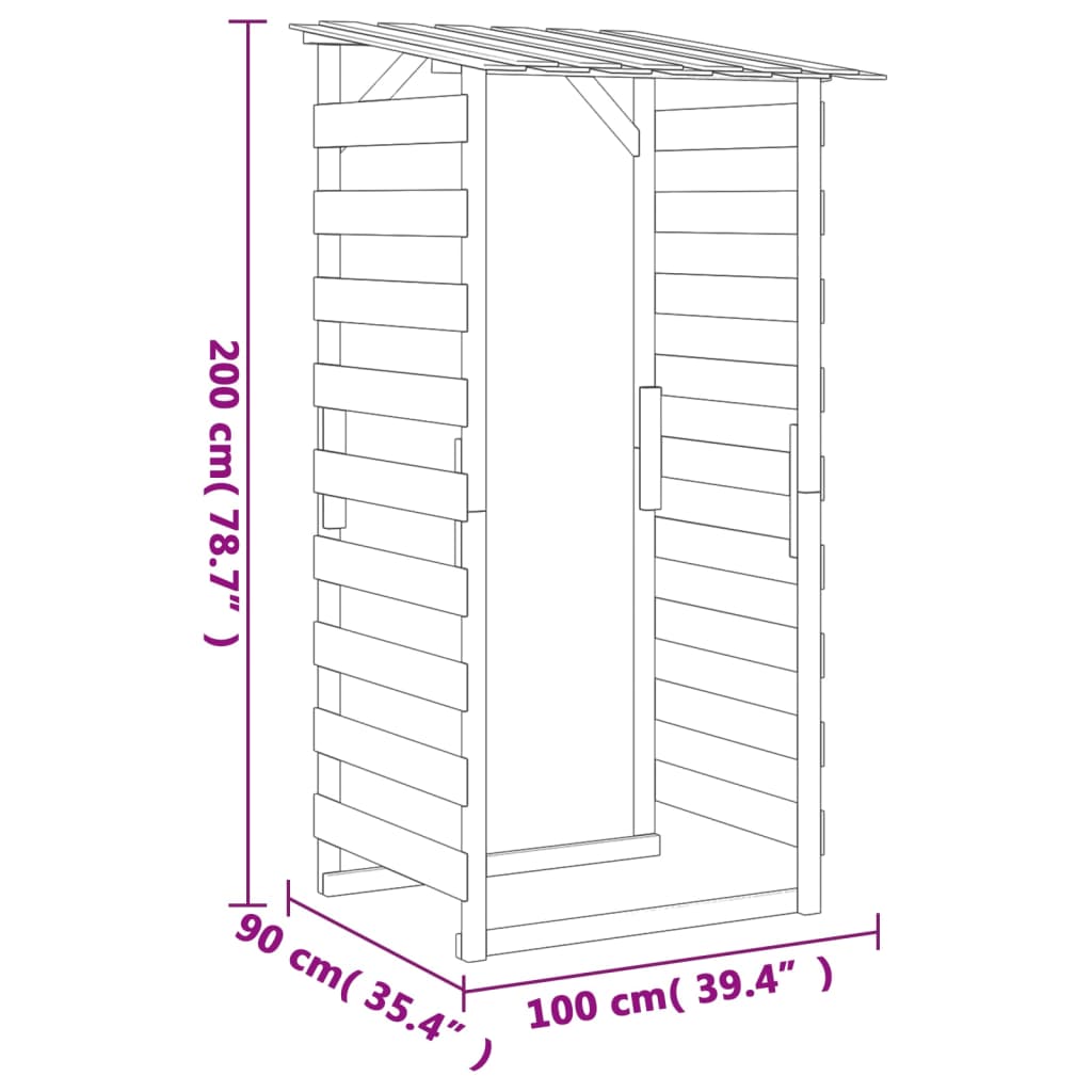 Pergola's met dak 2 st 100x90x200 cm geïmpregneerd grenenhout is nu te koop bij PeponiXL, paradijselijk wonen!