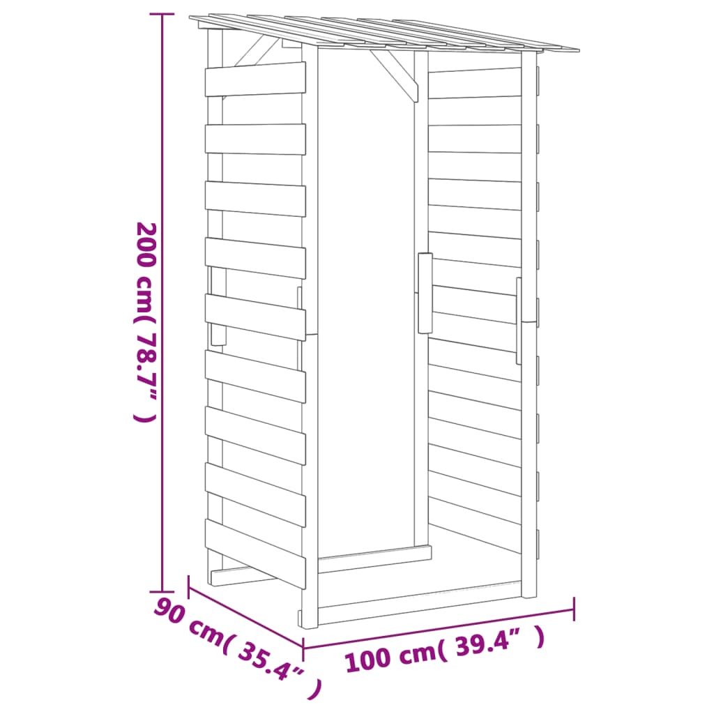 Pergola's met dak 6 st 100x90x200 cm geïmpregneerd grenenhout is nu te koop bij PeponiXL, paradijselijk wonen!