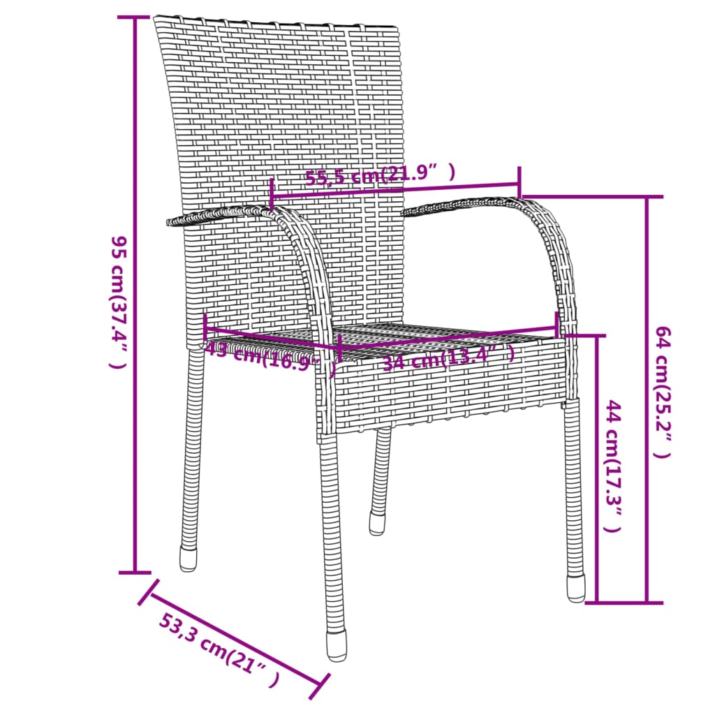 3-delige Tuinset poly rattan grijs is nu te koop bij PeponiXL, paradijselijk wonen!