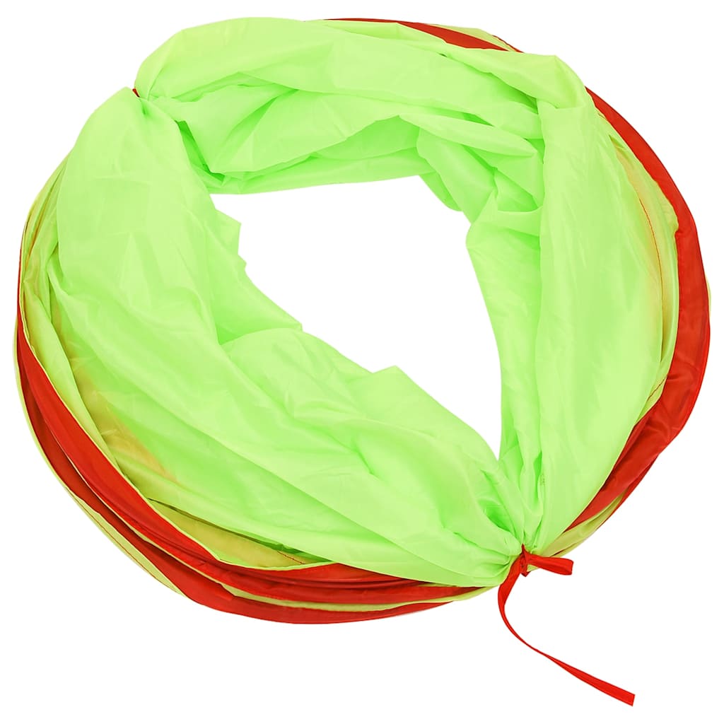 Kinderspeeltunnel met 250 ballen 175 cm polyester groen is nu te koop bij PeponiXL, paradijselijk wonen!