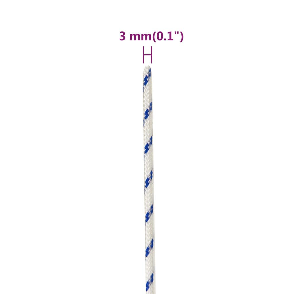 Boot touw 3 mm 50 m polypropyleen wit is nu te koop bij PeponiXL, paradijselijk wonen!