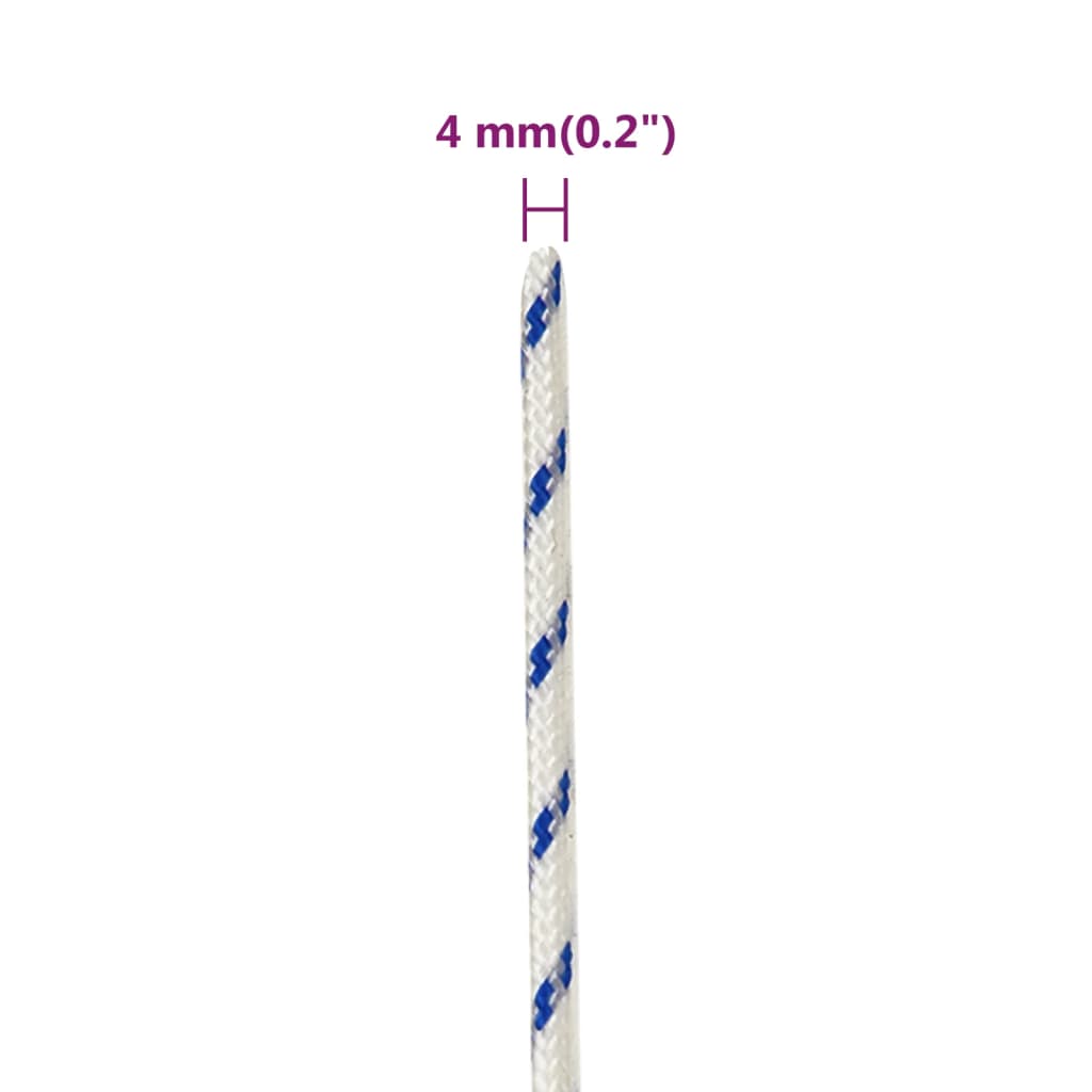 Boot touw 4 mm 50 m polypropyleen wit is nu te koop bij PeponiXL, paradijselijk wonen!