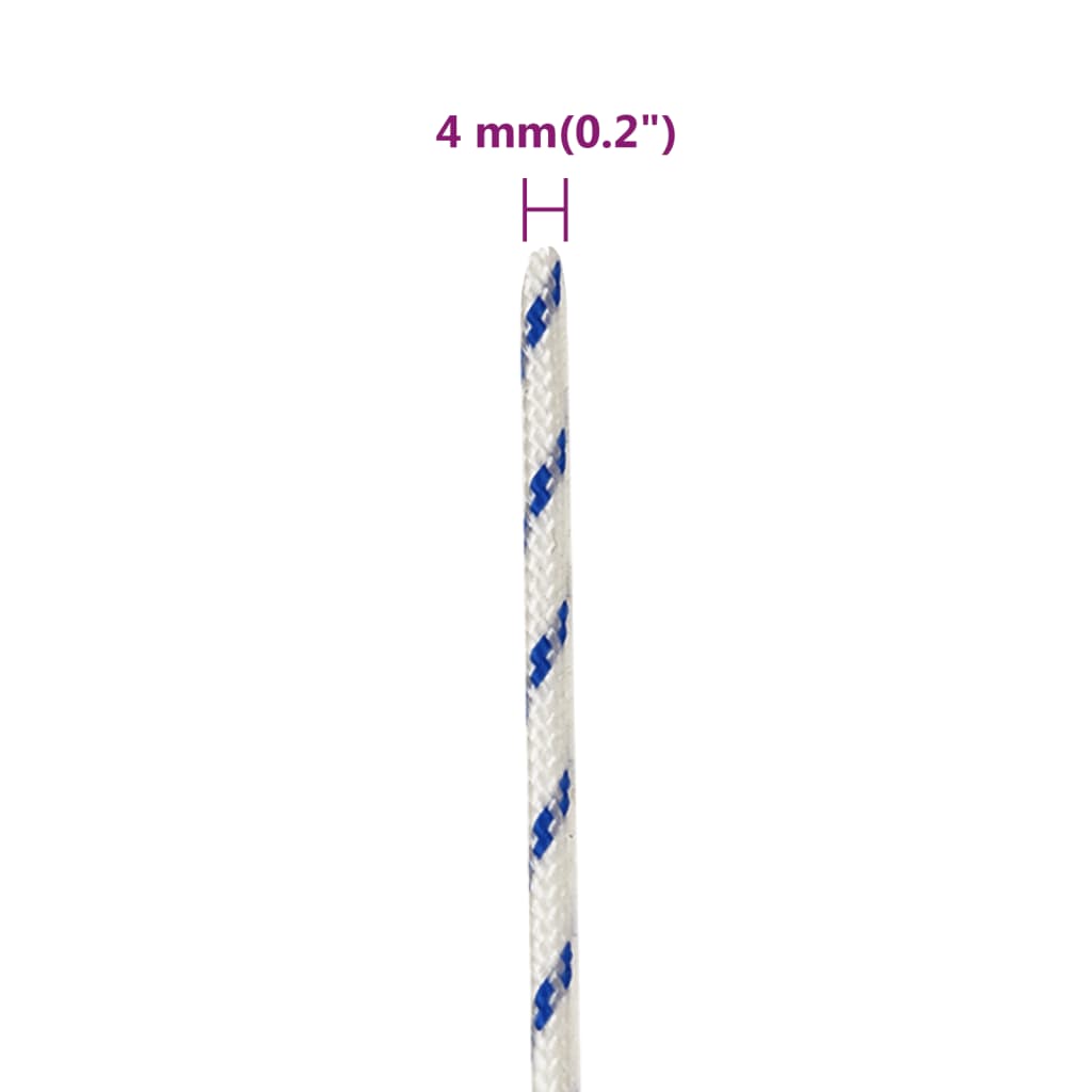 Boot touw 4 mm 100 m polypropyleen wit is nu te koop bij PeponiXL, paradijselijk wonen!