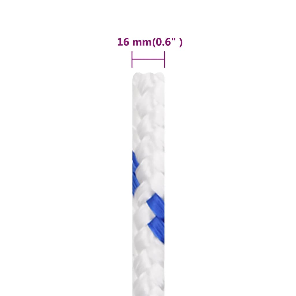 Boot touw 16 mm 100 m polypropyleen wit is nu te koop bij PeponiXL, paradijselijk wonen!