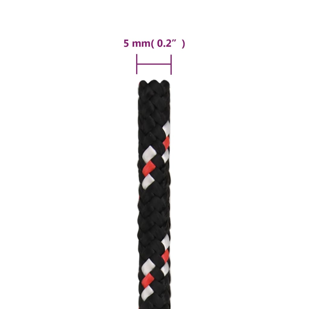 Boot touw 5 mm 250 m polypropyleen zwart is nu te koop bij PeponiXL, paradijselijk wonen!