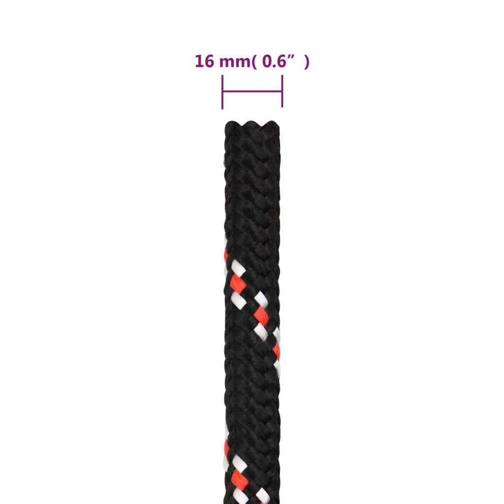 Boot touw 16 mm 100 m polypropyleen zwart is nu te koop bij PeponiXL, paradijselijk wonen!