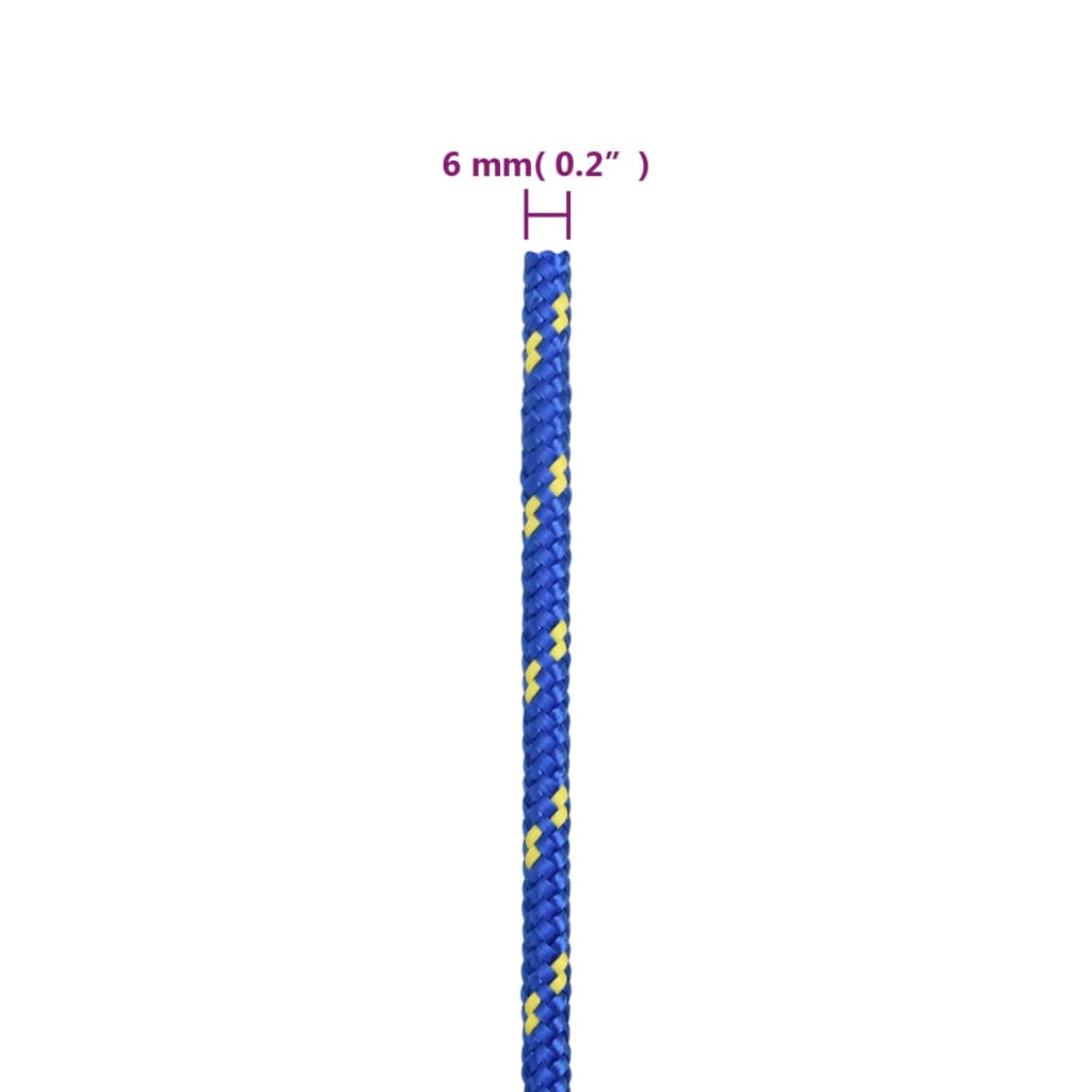 Boot touw 6 mm 50 m polypropyleen blauw is nu te koop bij PeponiXL, paradijselijk wonen!