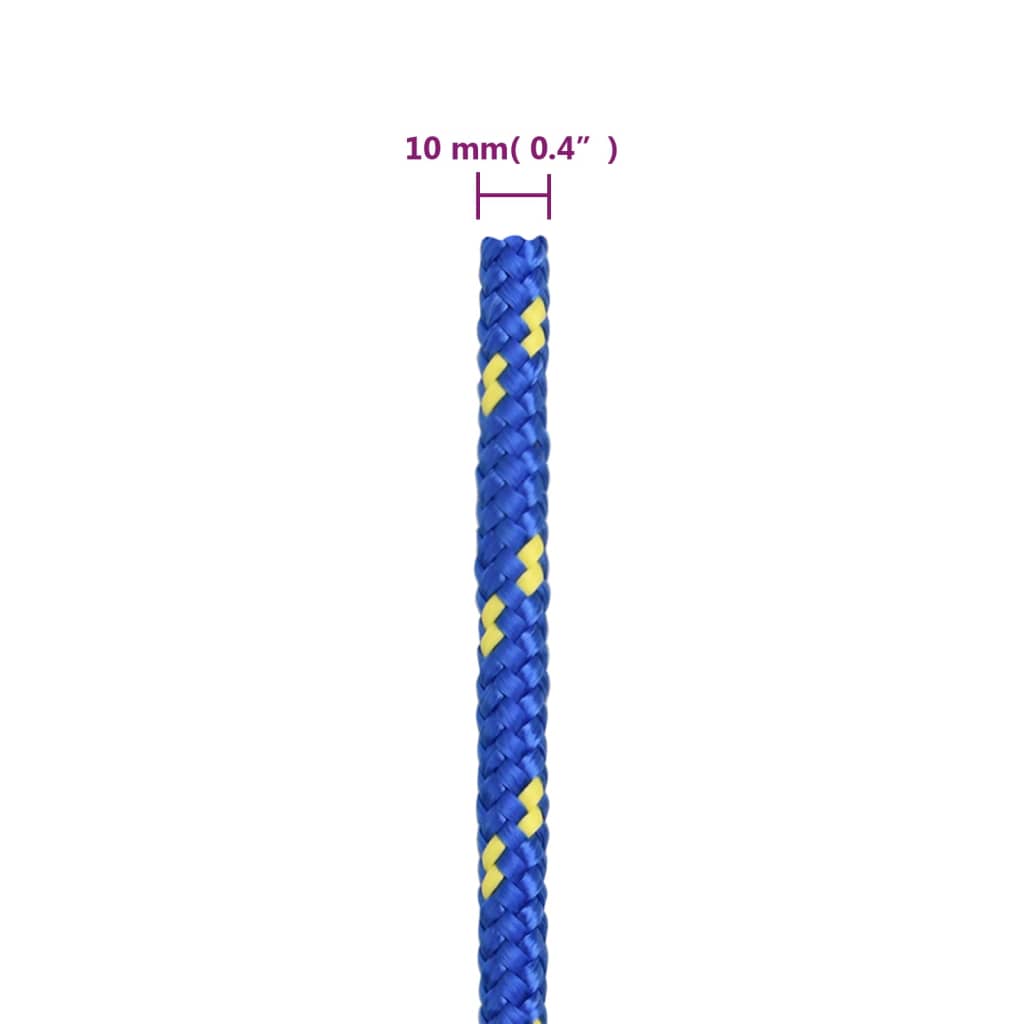 Boottouw 10 mm 25 m polypropyleen blauw is nu te koop bij PeponiXL, paradijselijk wonen!
