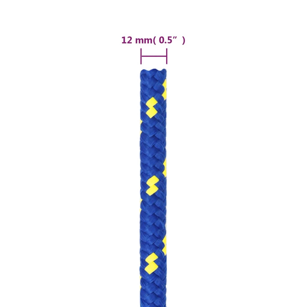 Boottouw 12 mm 100 m polypropeen blauw is nu te koop bij PeponiXL, paradijselijk wonen!