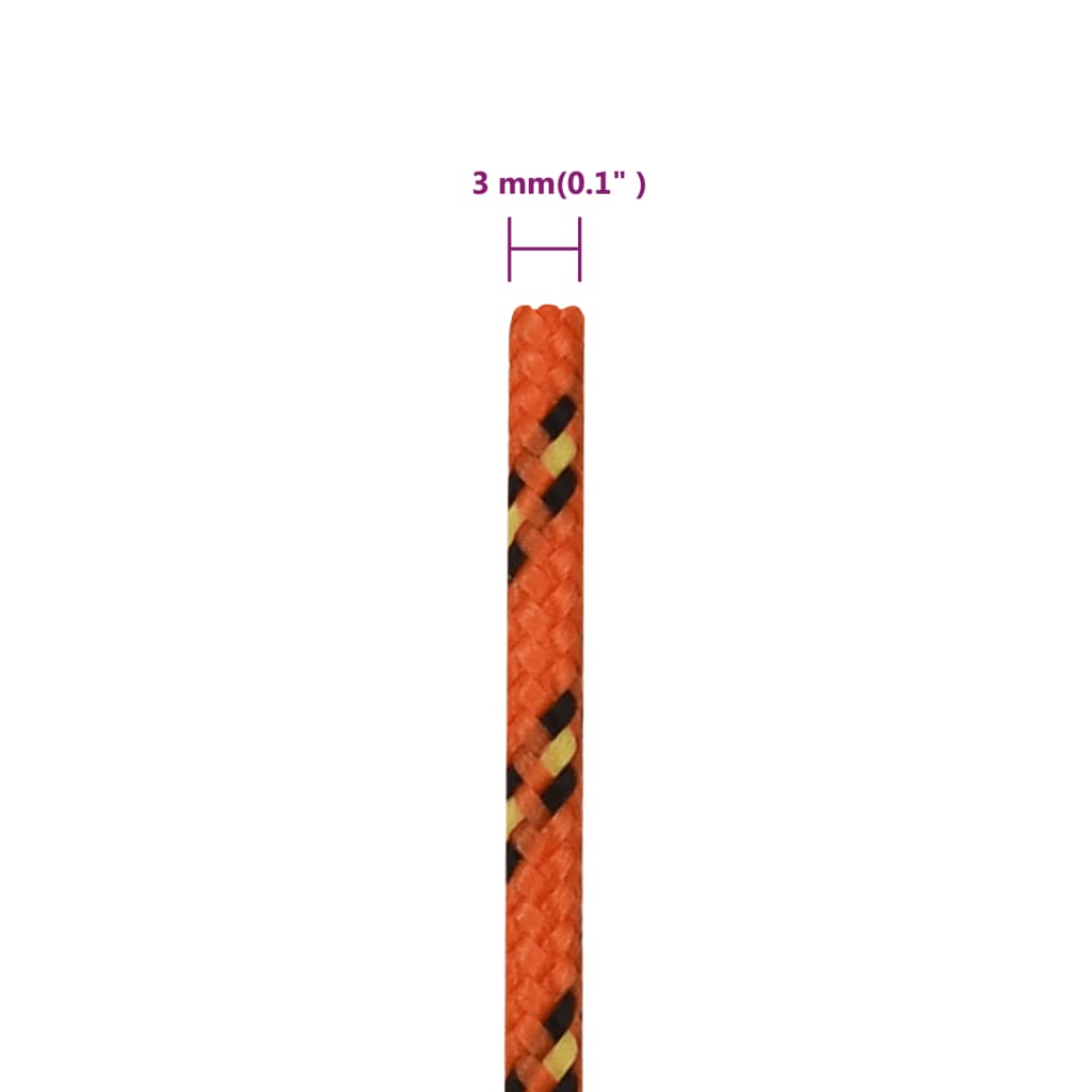 Boottouw 3 mm 500 m polypropyleen oranje is nu te koop bij PeponiXL, paradijselijk wonen!