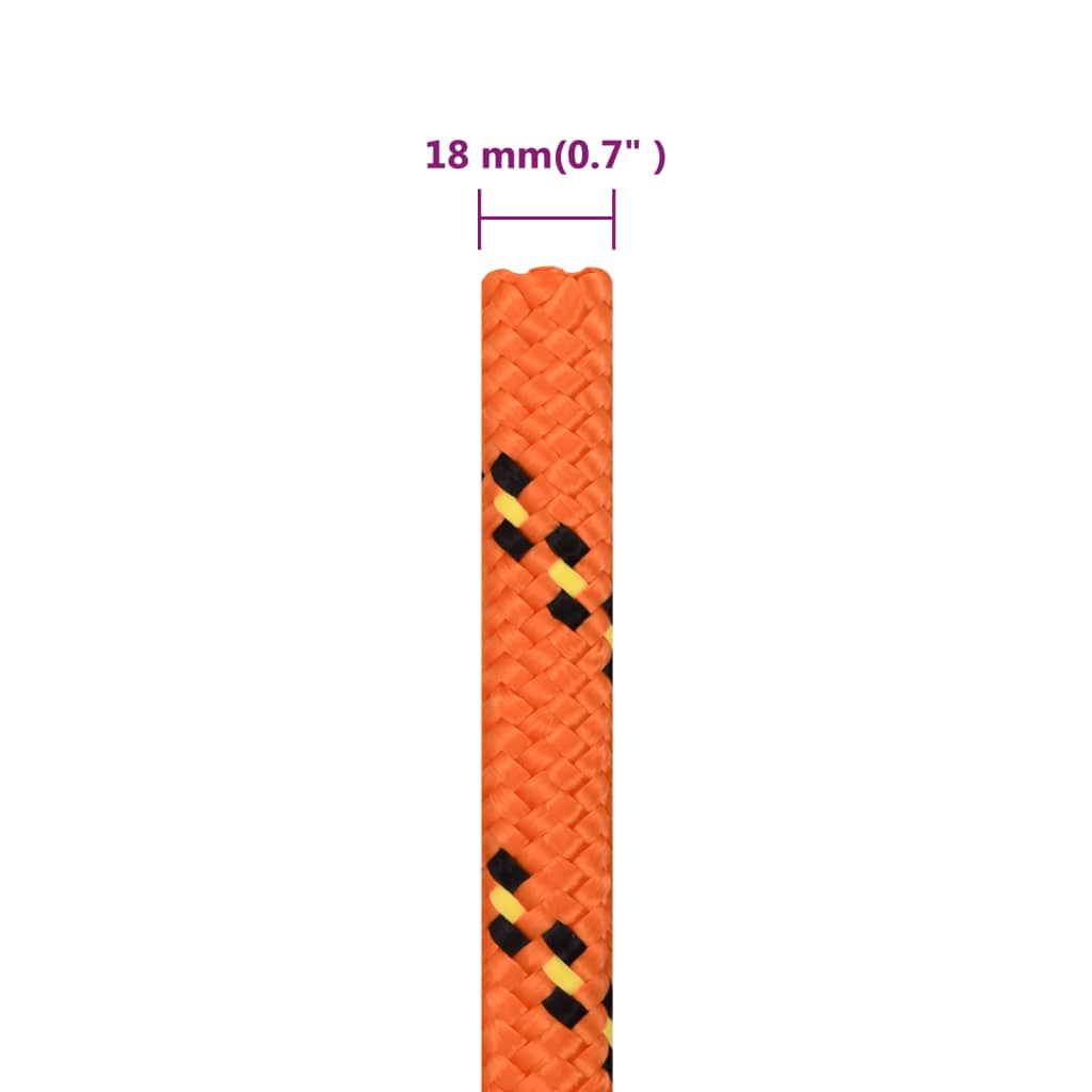 Boottouw 18 mm 50 m polypropyleen oranje is nu te koop bij PeponiXL, paradijselijk wonen!
