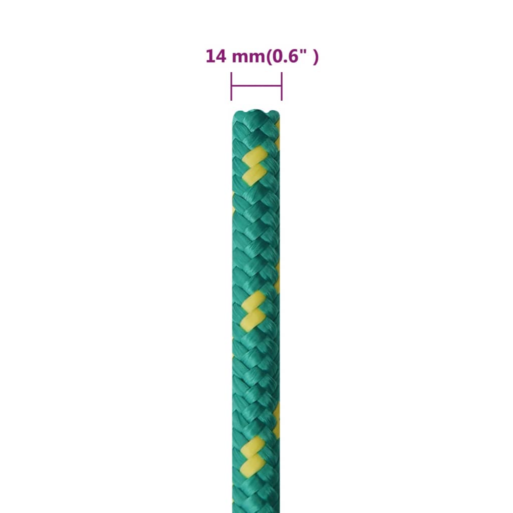 Boottouw 14 mm 25 m polypropyleen groen is nu te koop bij PeponiXL, paradijselijk wonen!