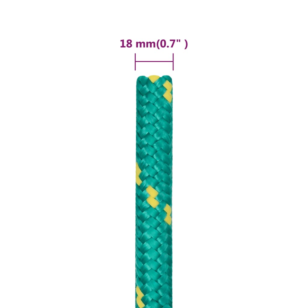 Boottouw 18 mm 50 m polypropyleen groen is nu te koop bij PeponiXL, paradijselijk wonen!
