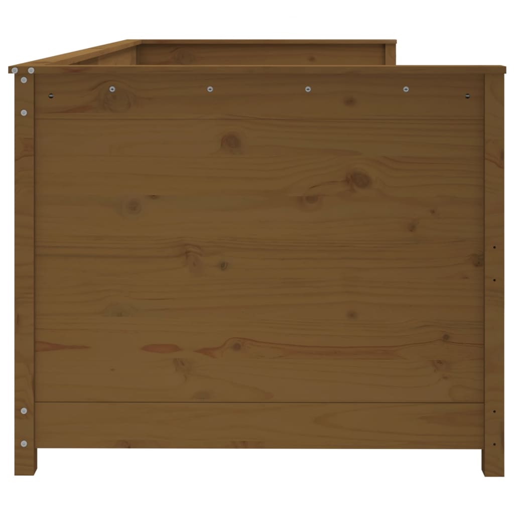 Slaapbank 90x200 cm massief grenenhout honingbruin is nu te koop bij PeponiXL, paradijselijk wonen!
