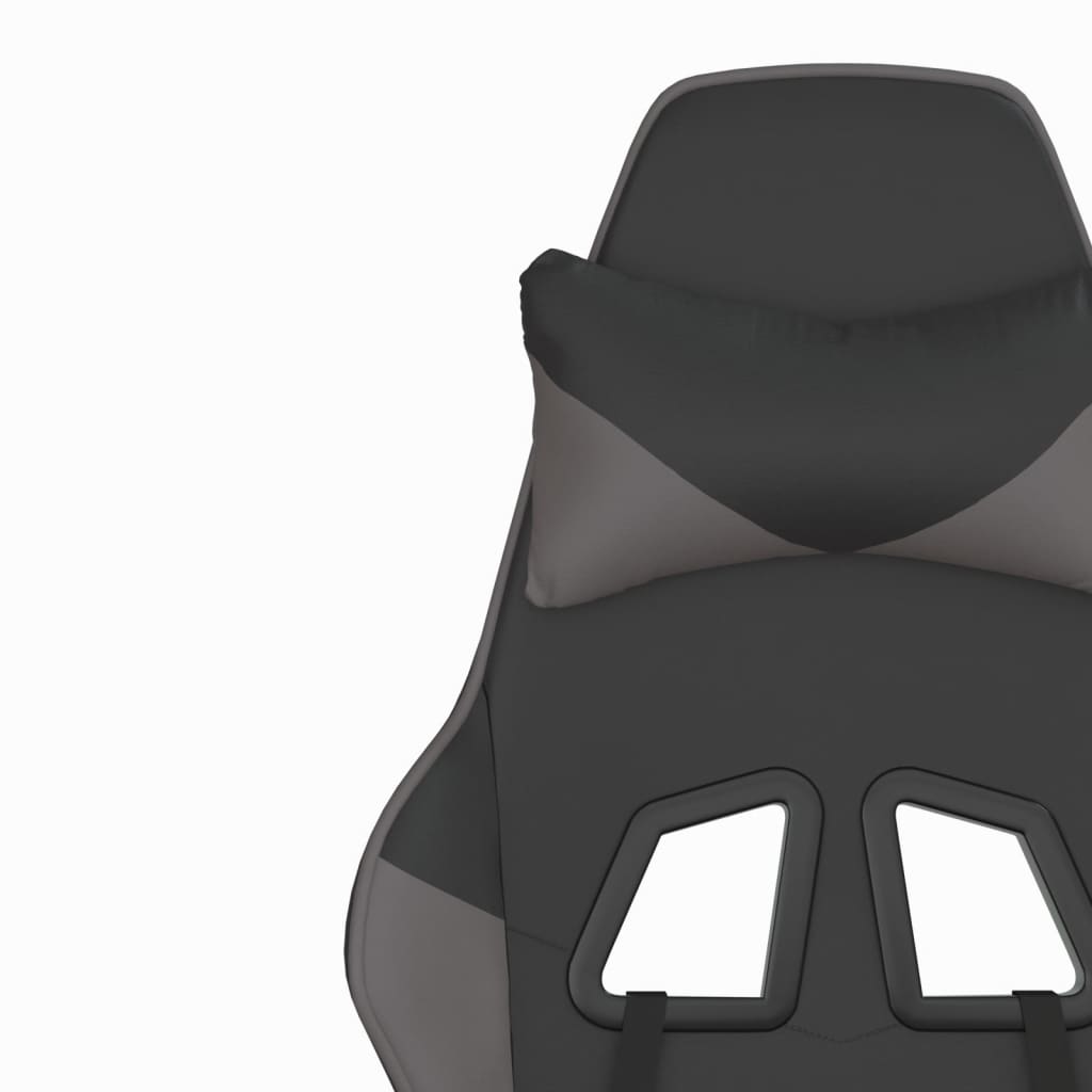 Massage gamestoel kunstleer zwart en grijs is nu te koop bij PeponiXL, paradijselijk wonen!