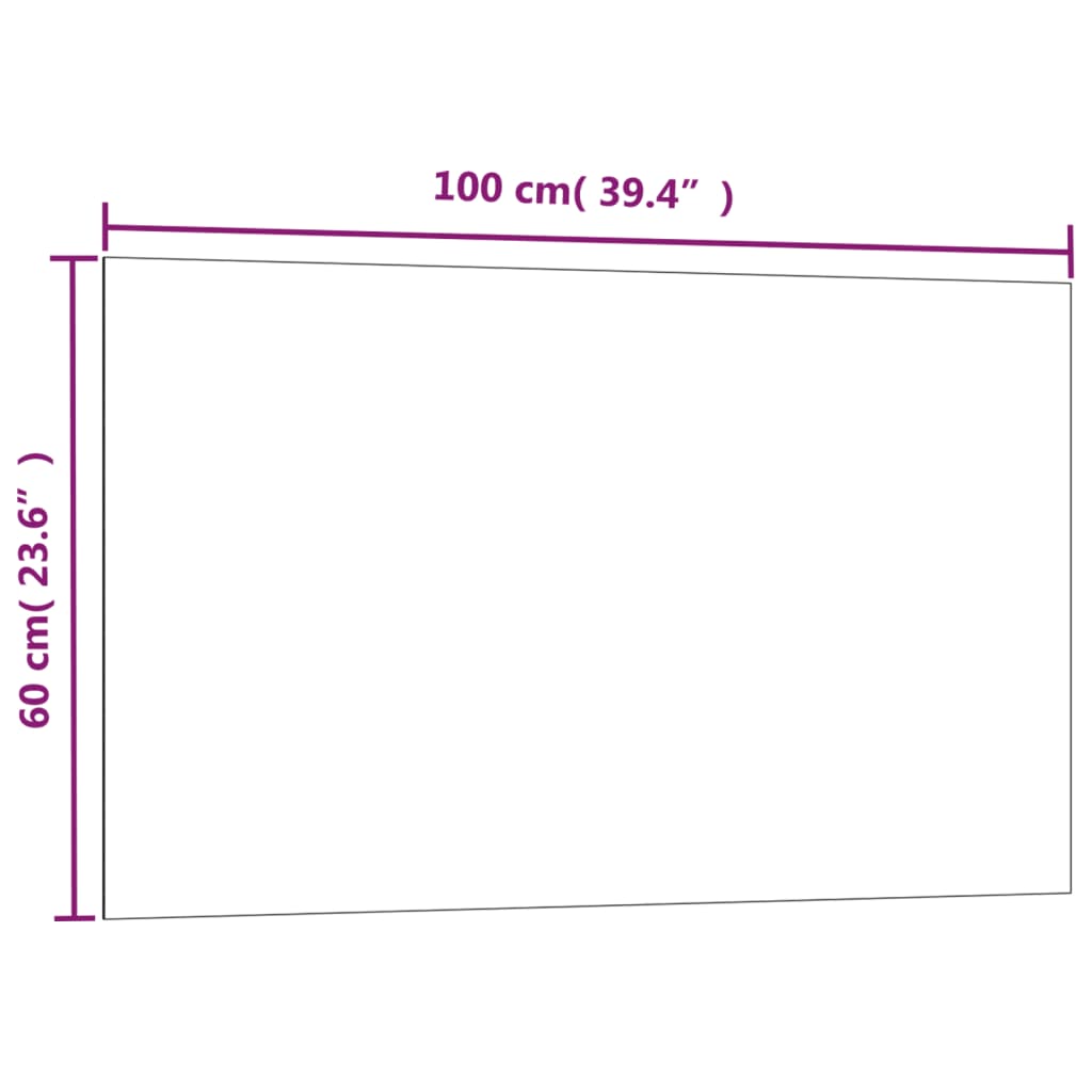 Magneetbord wandgemonteerd 100x60 cm gehard glas zwart is nu te koop bij PeponiXL, paradijselijk wonen!