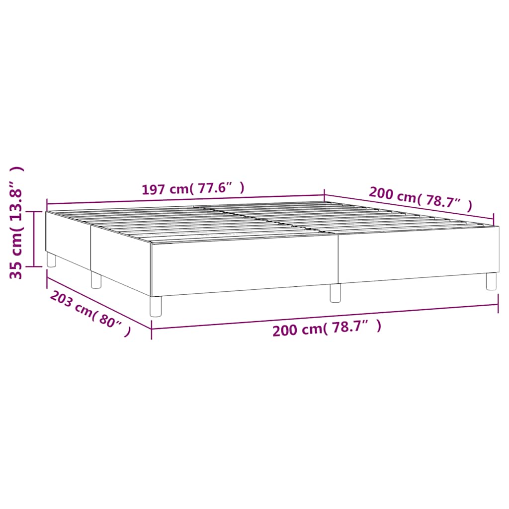 Boxspring bed 200x200 cm fluweel donkergroen is nu te koop bij PeponiXL, paradijselijk wonen!