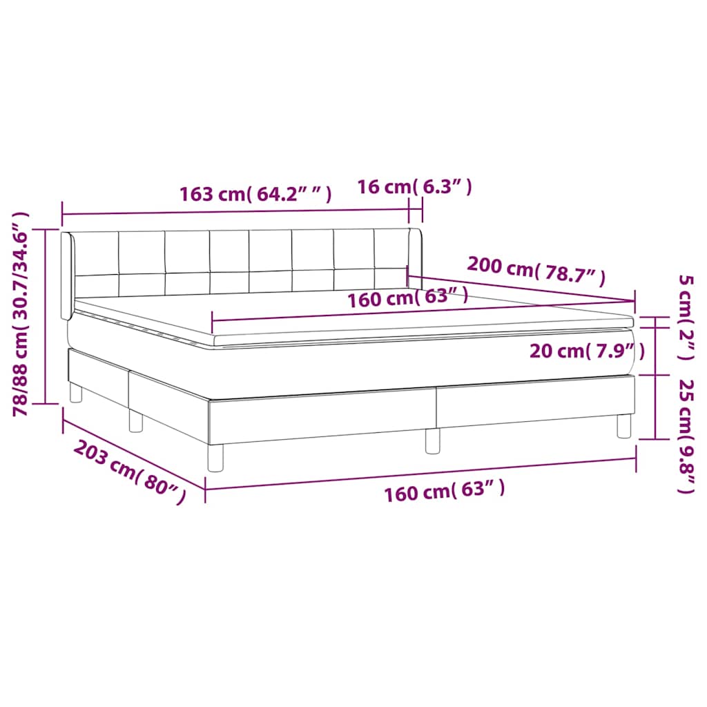 Boxspring met matras fluweel donkergroen 160x200 cm is nu te koop bij PeponiXL, paradijselijk wonen!