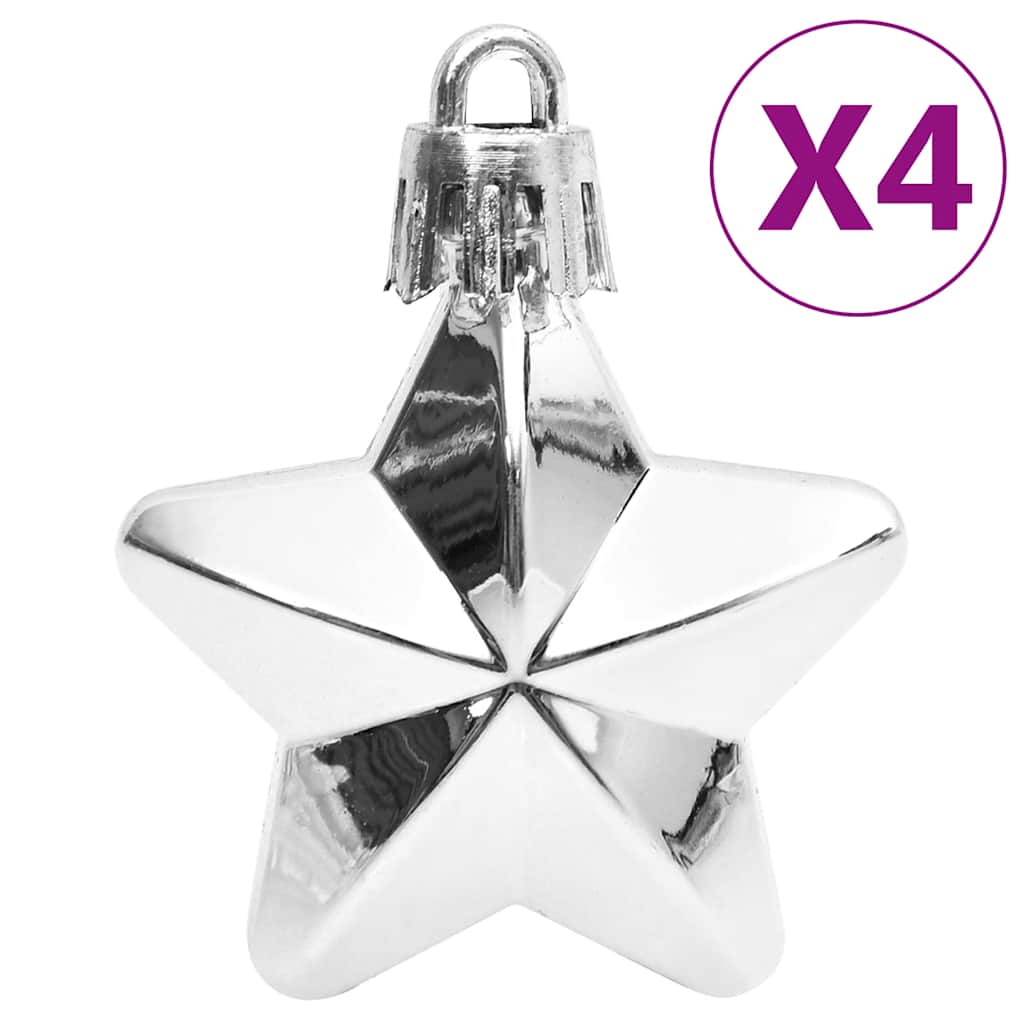 111-delige Kerstballenset polystyreen wit en grijs is nu te koop bij PeponiXL, paradijselijk wonen!