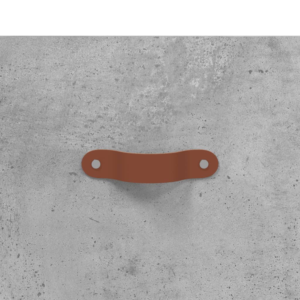 Hoge kast 69,5x34x180 cm bewerkt hout betongrijs is nu te koop bij PeponiXL, paradijselijk wonen!