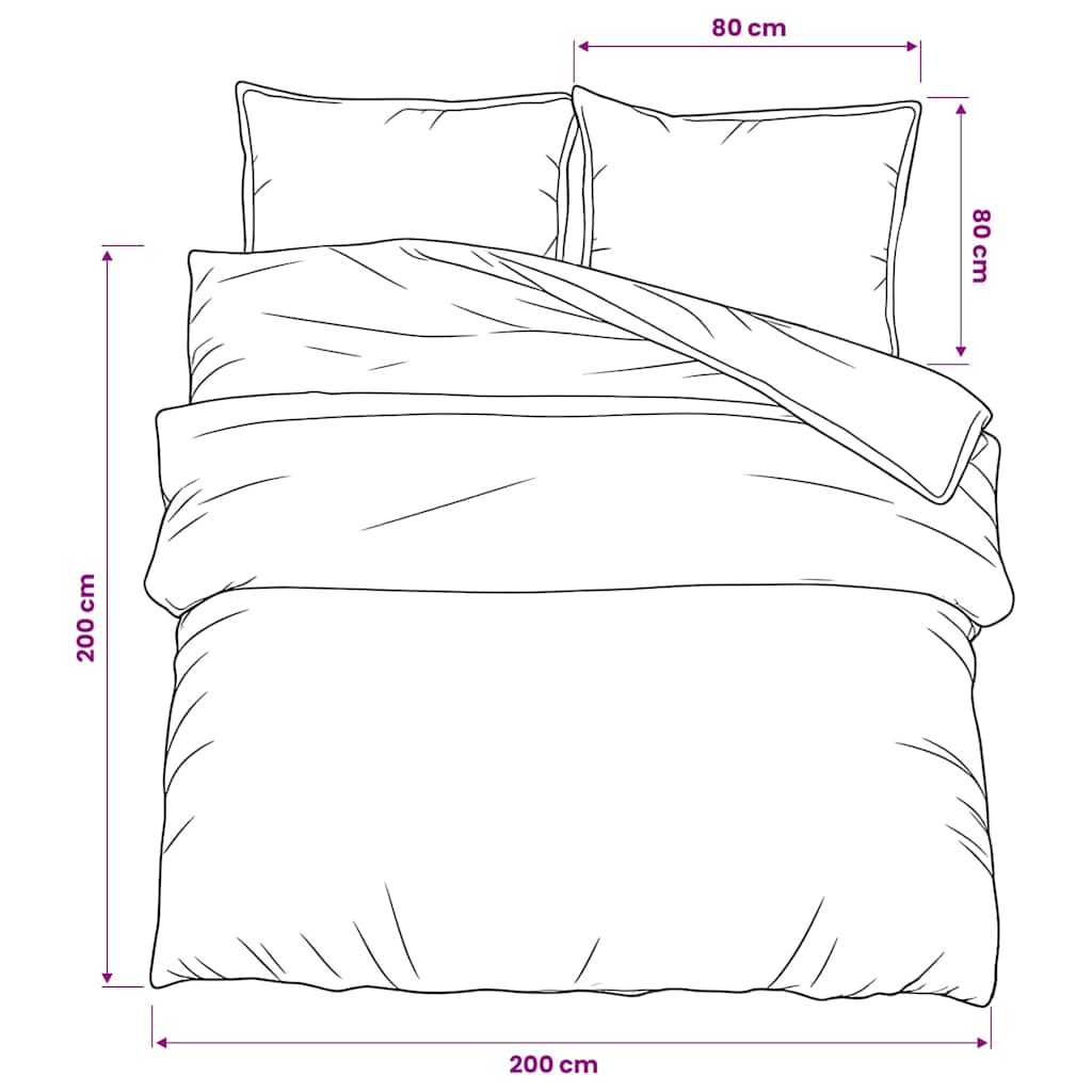 Dekbedovertrekset 200x200 cm katoen grijs is nu te koop bij PeponiXL, paradijselijk wonen!