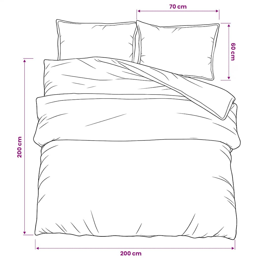 Dekbedovertrekset 200x200 cm katoen zwart is nu te koop bij PeponiXL, paradijselijk wonen!