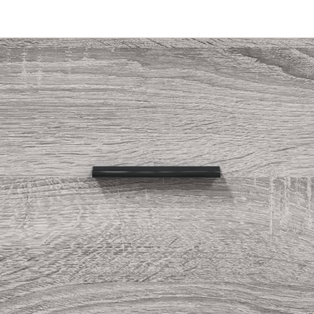 Hoge kast 34,5x34x180 cm bewerkt hout grijs sonoma eikenkleurig is nu te koop bij PeponiXL, paradijselijk wonen!