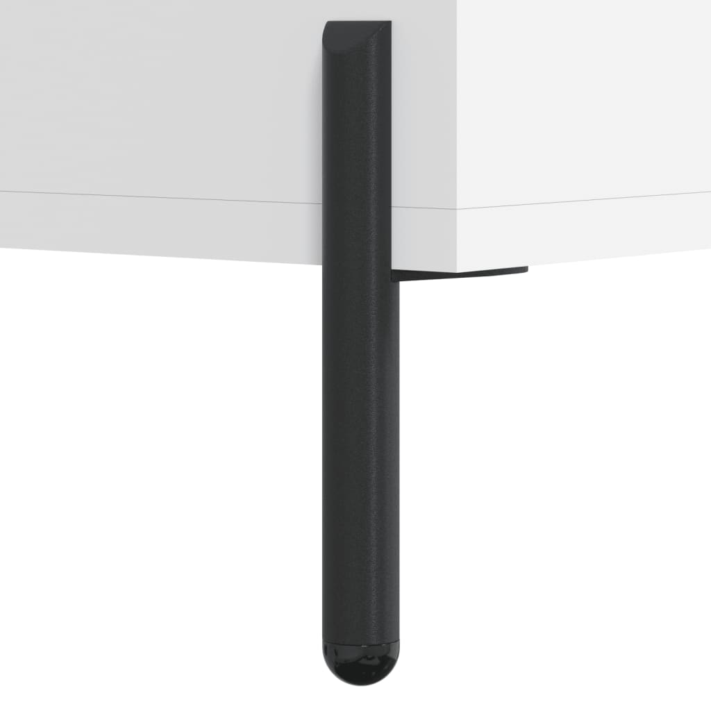 Hoge kast 34,5x34x180 cm bewerkt hout wit is nu te koop bij PeponiXL, paradijselijk wonen!