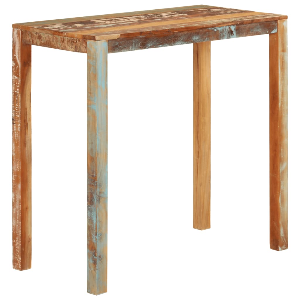 Bartafel 112x55x108 cm gerecycled massief mangohout is nu te koop bij PeponiXL, paradijselijk wonen!