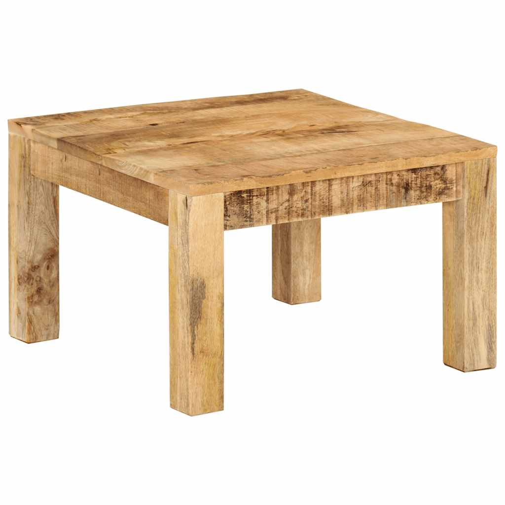 Salontafel 55x55x35 cm massief mangohout is nu te koop bij PeponiXL, paradijselijk wonen!