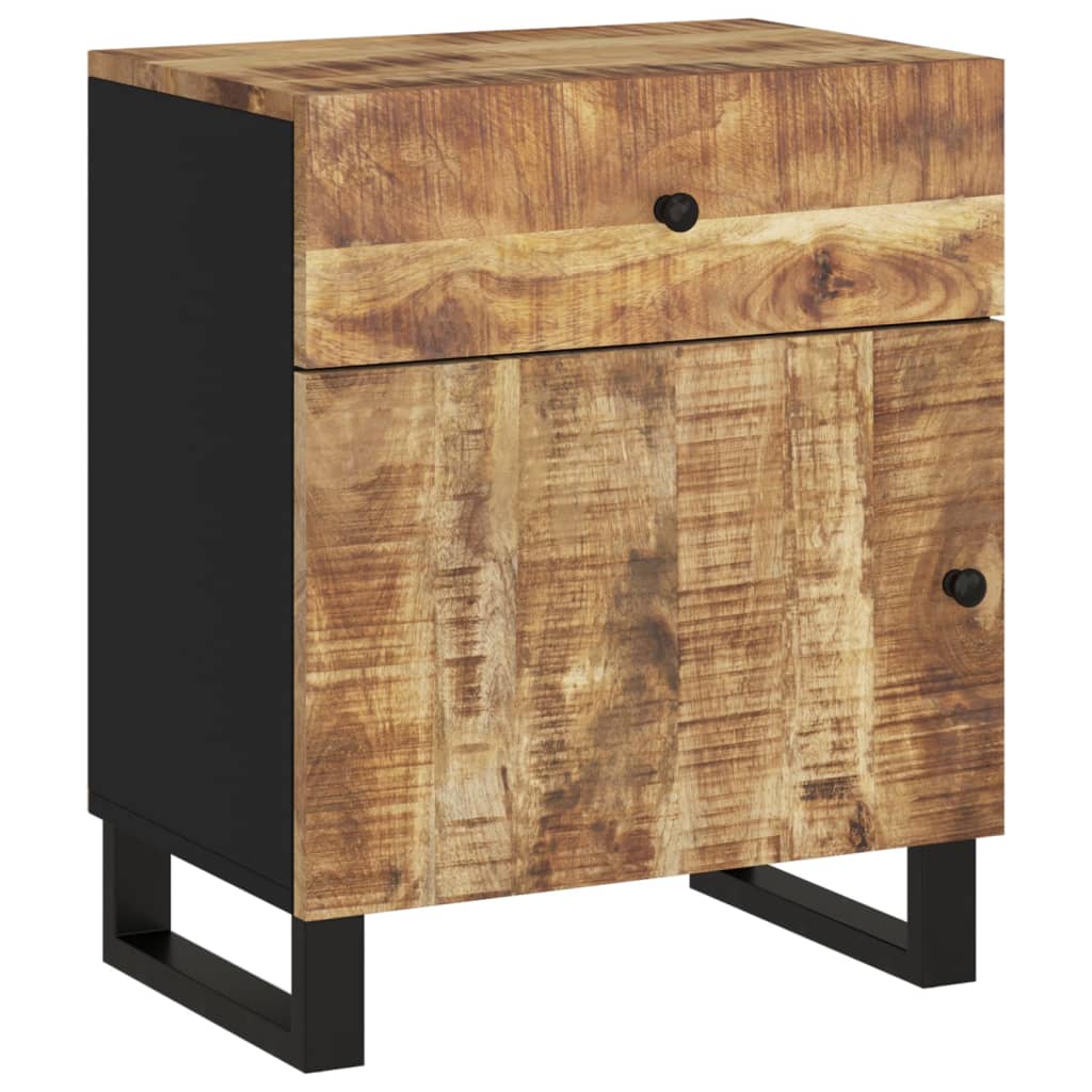 Nachtkastjes 50x33x60 cm massief mangohout en bewerkt hout is nu te koop bij PeponiXL, paradijselijk wonen!