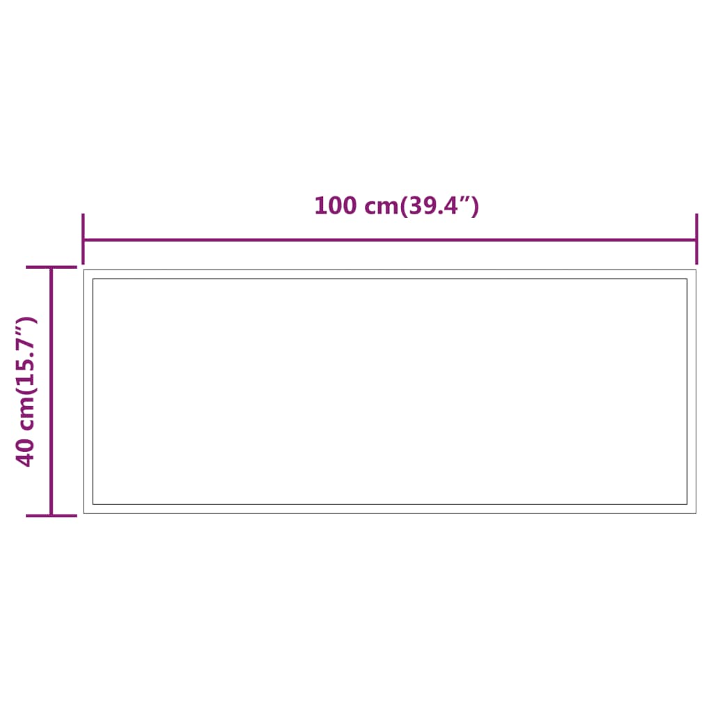 Badkamerspiegel LED 40x100 cm