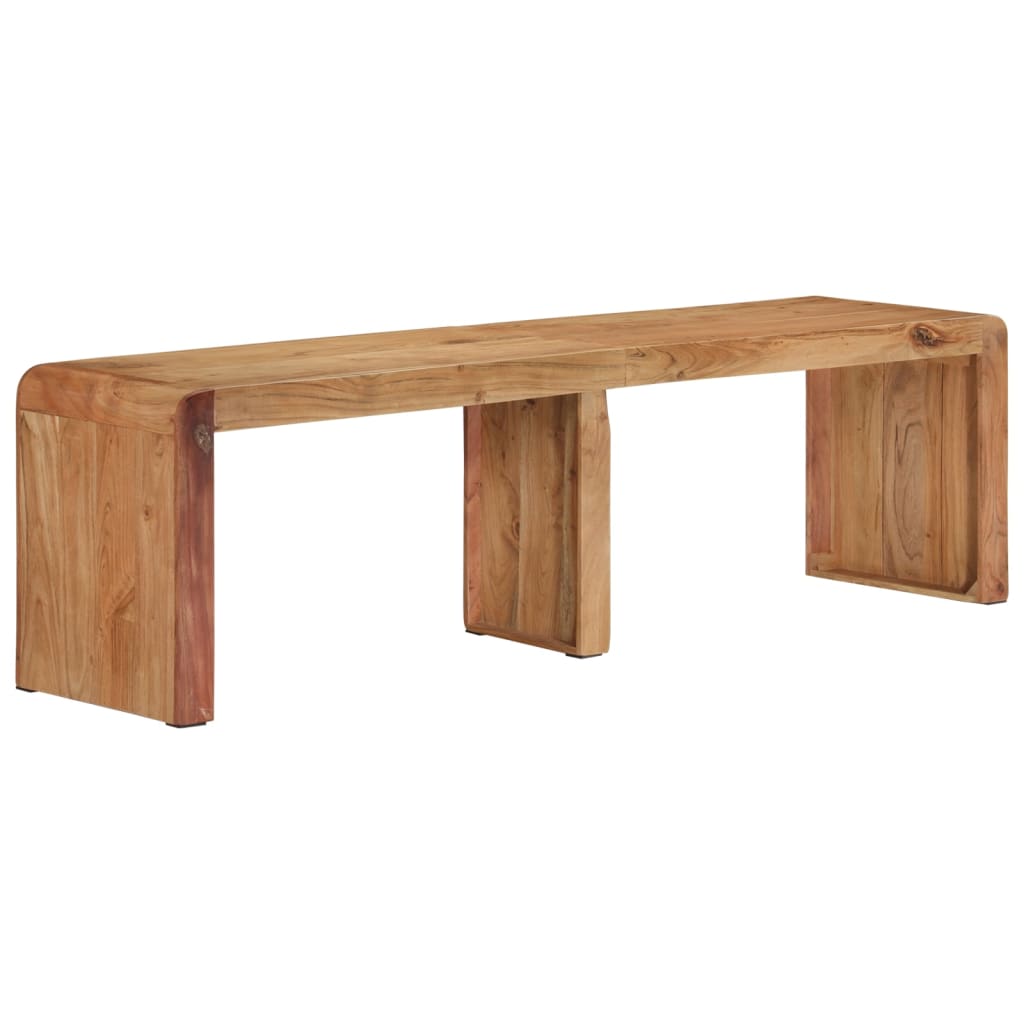 Bank 160x38x45 cm massief acaciahout is nu te koop bij PeponiXL, paradijselijk wonen!