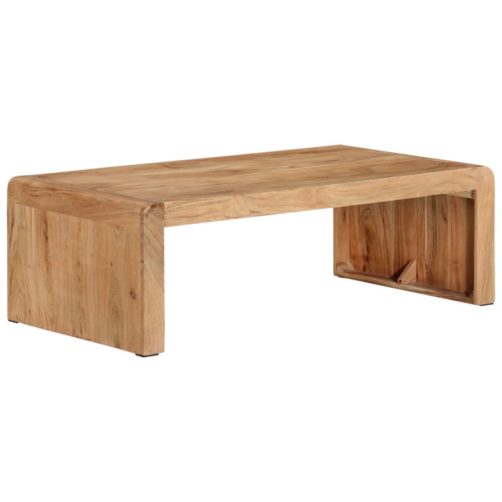 Salontafel 110x55x35 cm massief acaciahout is nu te koop bij PeponiXL, paradijselijk wonen!