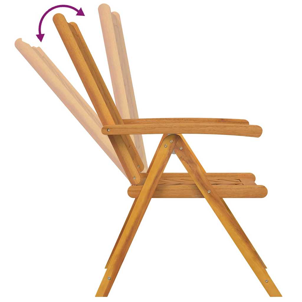 Tuin eettafelset 3 pcs Bruin Massief Acaciahout is nu te koop bij PeponiXL, paradijselijk wonen!