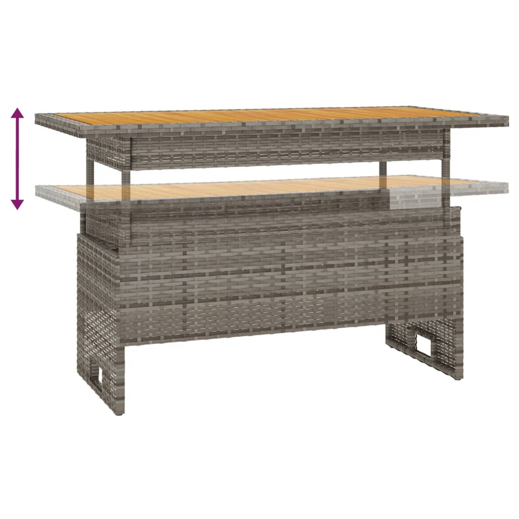 3-delige Loungeset met kussens poly rattan grijs is nu te koop bij PeponiXL, paradijselijk wonen!