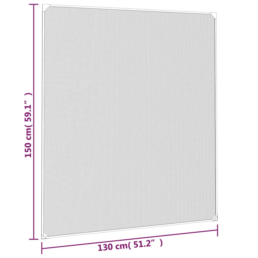 Insectenhor voor ramen magnetisch 130x150 cm antracietkleurig is nu te koop bij PeponiXL, paradijselijk wonen!
