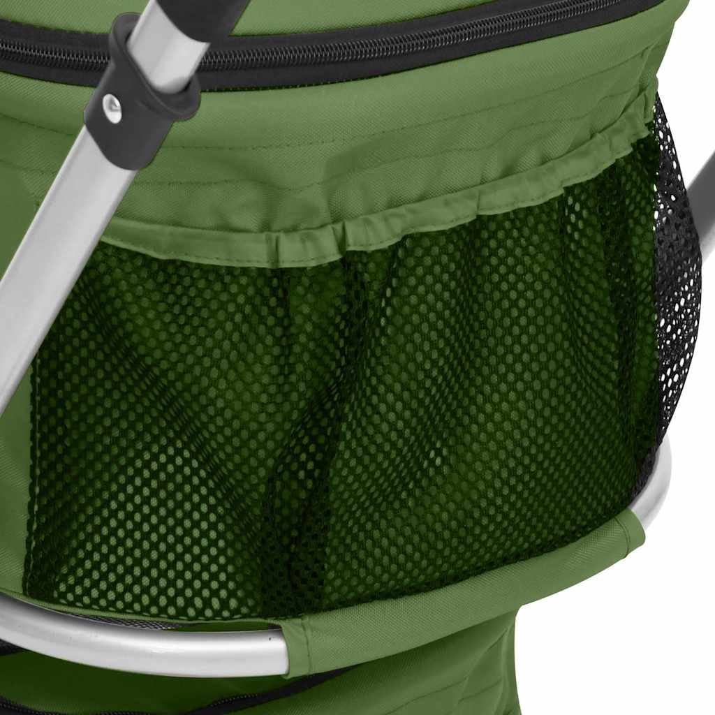 Hondenwagen 2-laags inklapbaar 83x48x97 cm oxford stof groen is nu te koop bij PeponiXL, paradijselijk wonen!