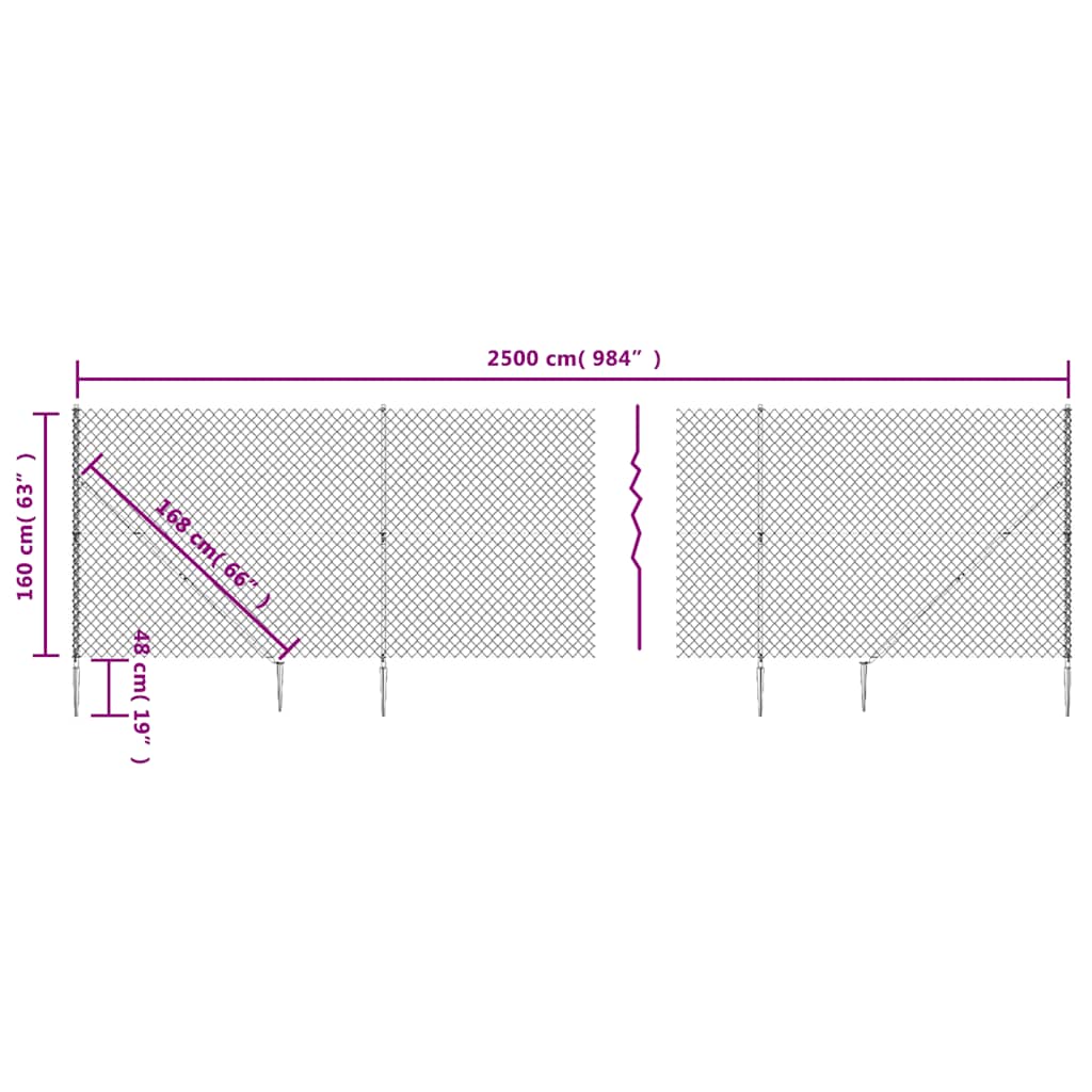 Gaashek met grondankers 1,6x25 m groen is nu te koop bij PeponiXL, paradijselijk wonen!
