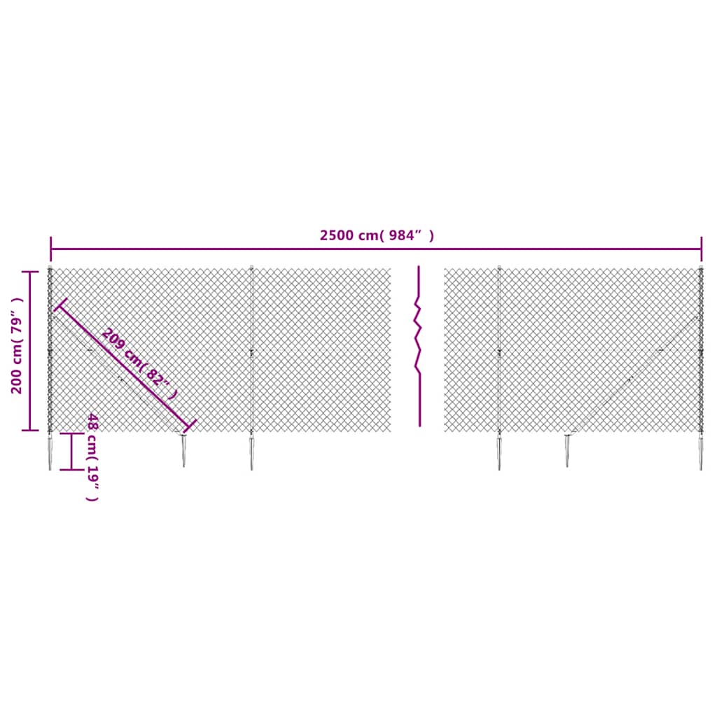 Gaashek met grondankers 2x25 m groen is nu te koop bij PeponiXL, paradijselijk wonen!