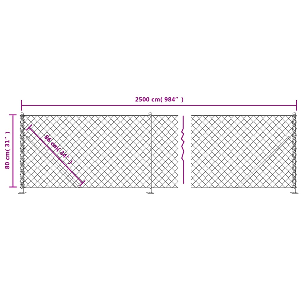 Gaashek met flens 0,8x25 m groen is nu te koop bij PeponiXL, paradijselijk wonen!