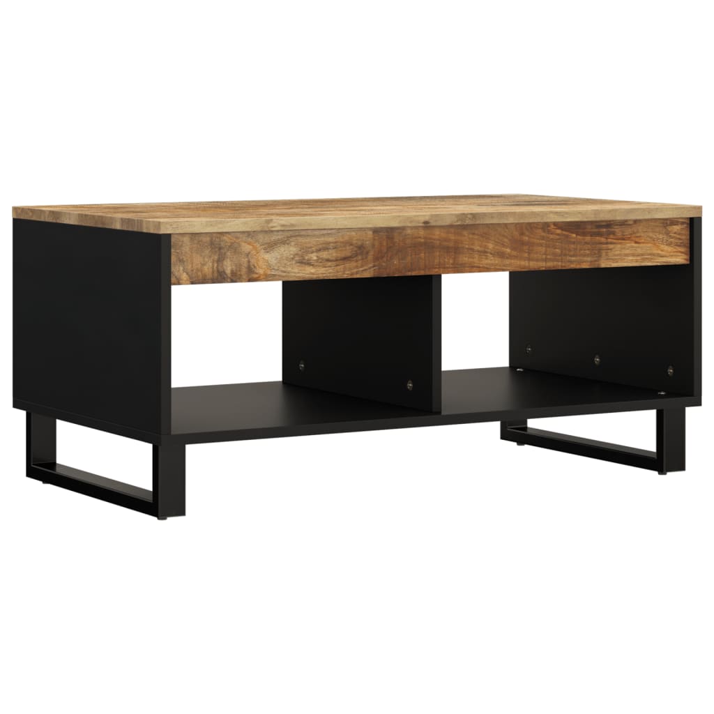 Salontafel 90x50x40 cm massief mangohout is nu te koop bij PeponiXL, paradijselijk wonen!