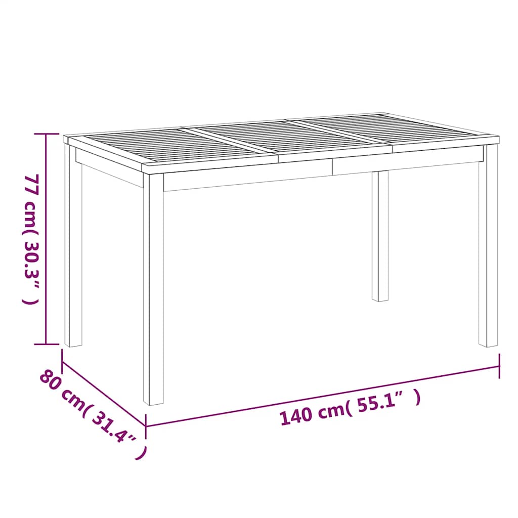 3-delige Tuinset massief teakhout is nu te koop bij PeponiXL, paradijselijk wonen!